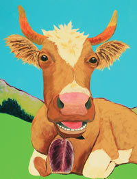 Babs the Swiss Cow